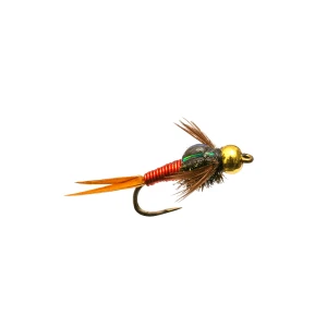 Bead Head Copper John Red