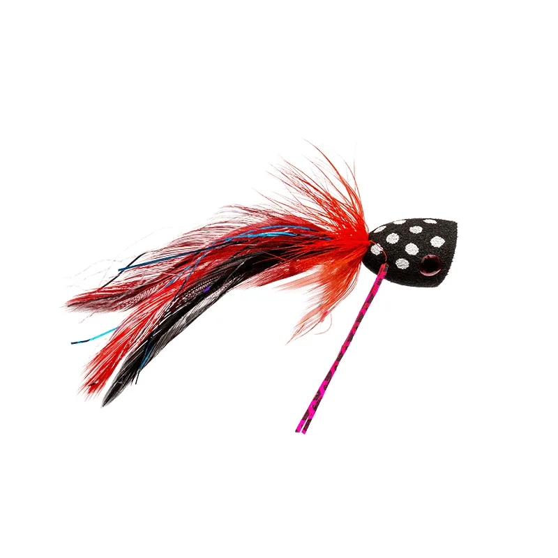 Popper Poppin Bug Black & Red